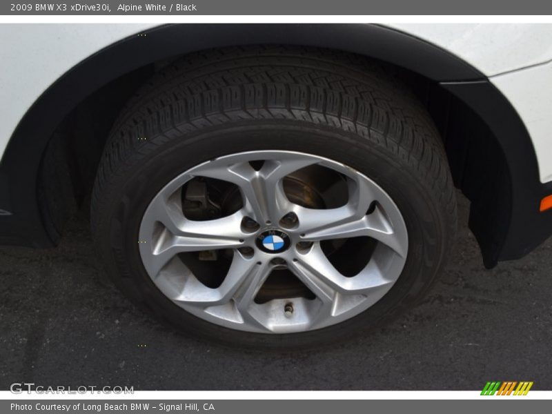 Alpine White / Black 2009 BMW X3 xDrive30i