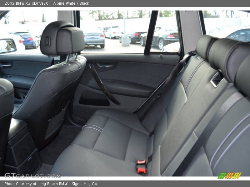 Alpine White / Black 2009 BMW X3 xDrive30i
