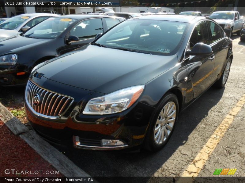 Carbon Black Metallic / Ebony 2011 Buick Regal CXL Turbo