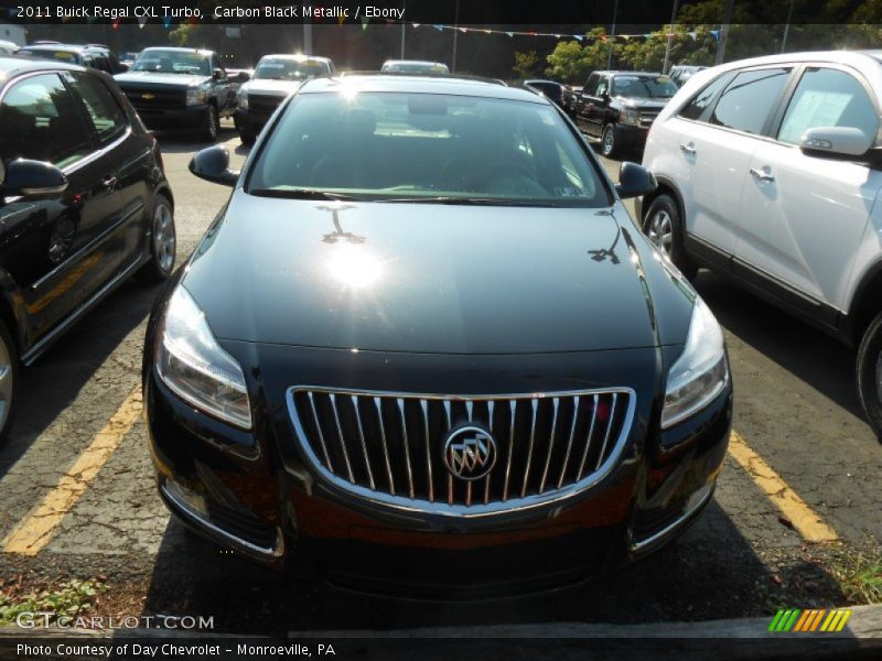 Carbon Black Metallic / Ebony 2011 Buick Regal CXL Turbo