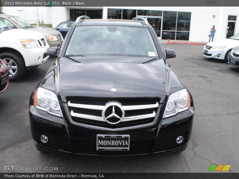 Black / Black 2011 Mercedes-Benz GLK 350