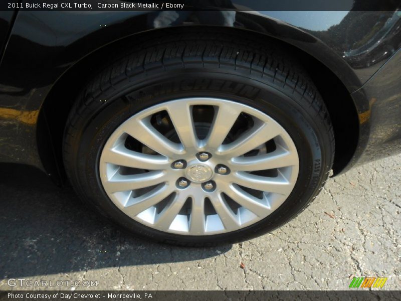 Carbon Black Metallic / Ebony 2011 Buick Regal CXL Turbo