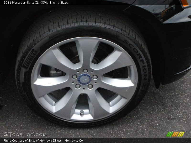 Black / Black 2011 Mercedes-Benz GLK 350