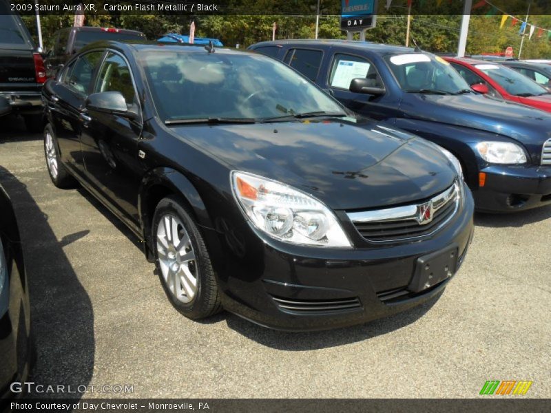 Carbon Flash Metallic / Black 2009 Saturn Aura XR