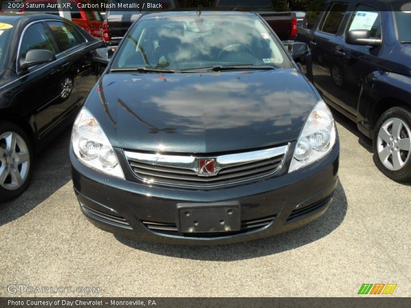 Carbon Flash Metallic / Black 2009 Saturn Aura XR