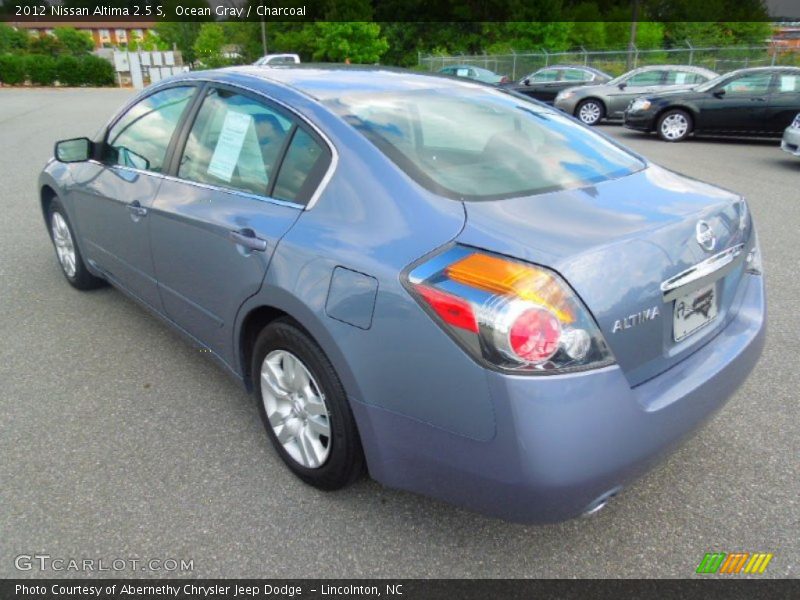 Ocean Gray / Charcoal 2012 Nissan Altima 2.5 S