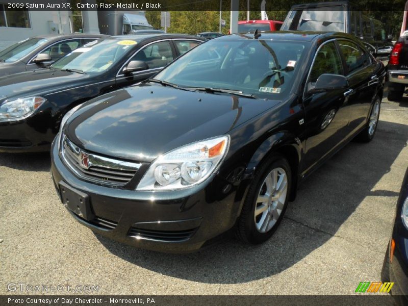 Carbon Flash Metallic / Black 2009 Saturn Aura XR