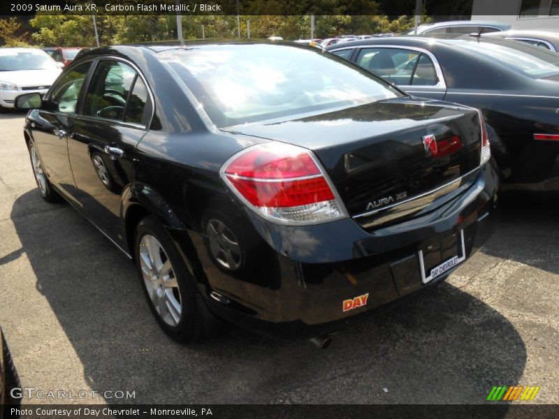 Carbon Flash Metallic / Black 2009 Saturn Aura XR