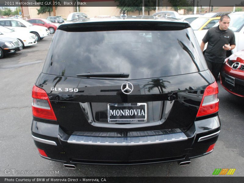 Black / Black 2011 Mercedes-Benz GLK 350