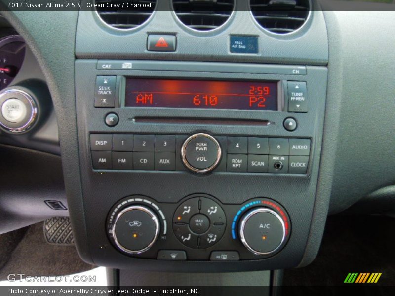 Ocean Gray / Charcoal 2012 Nissan Altima 2.5 S