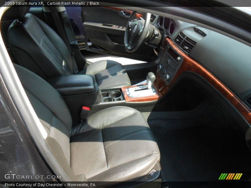 Carbon Flash Metallic / Black 2009 Saturn Aura XR