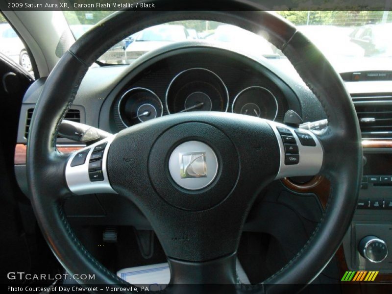 Carbon Flash Metallic / Black 2009 Saturn Aura XR