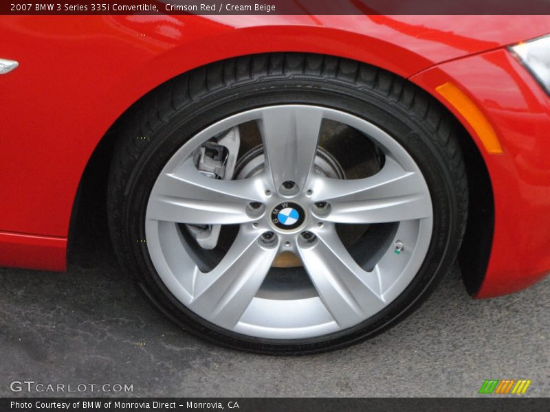 Crimson Red / Cream Beige 2007 BMW 3 Series 335i Convertible