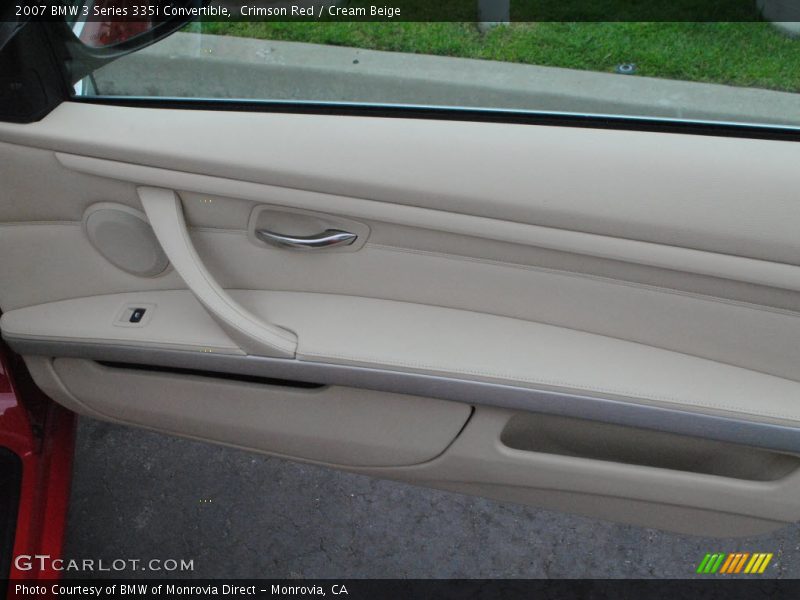 Crimson Red / Cream Beige 2007 BMW 3 Series 335i Convertible