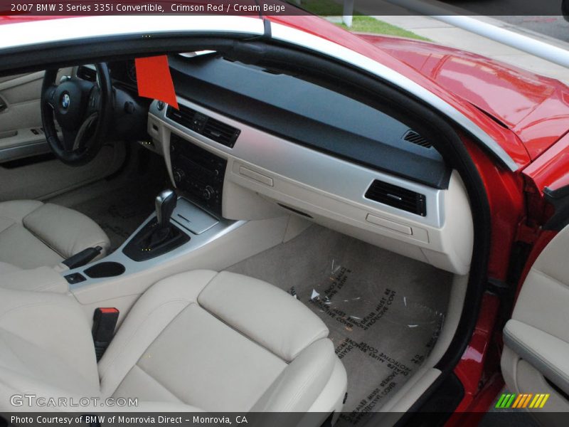 Crimson Red / Cream Beige 2007 BMW 3 Series 335i Convertible