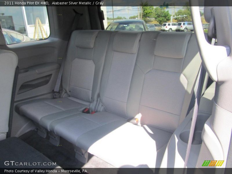 Alabaster Silver Metallic / Gray 2011 Honda Pilot EX 4WD