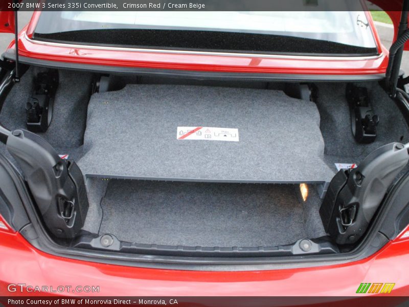 Crimson Red / Cream Beige 2007 BMW 3 Series 335i Convertible