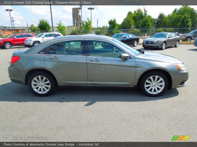 Tungsten Metallic / Black 2012 Chrysler 200 Touring Sedan