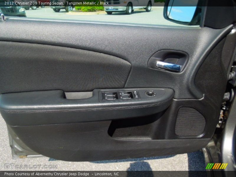 Tungsten Metallic / Black 2012 Chrysler 200 Touring Sedan