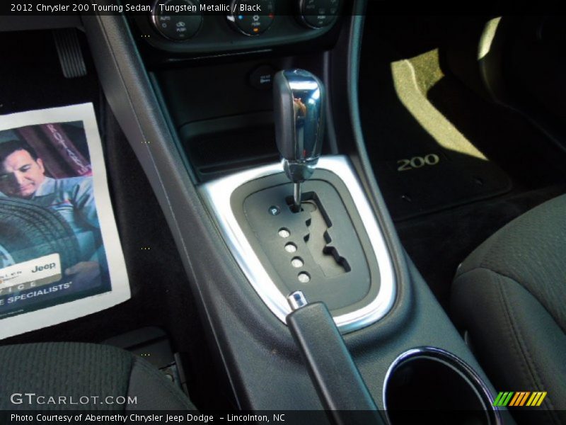 Tungsten Metallic / Black 2012 Chrysler 200 Touring Sedan