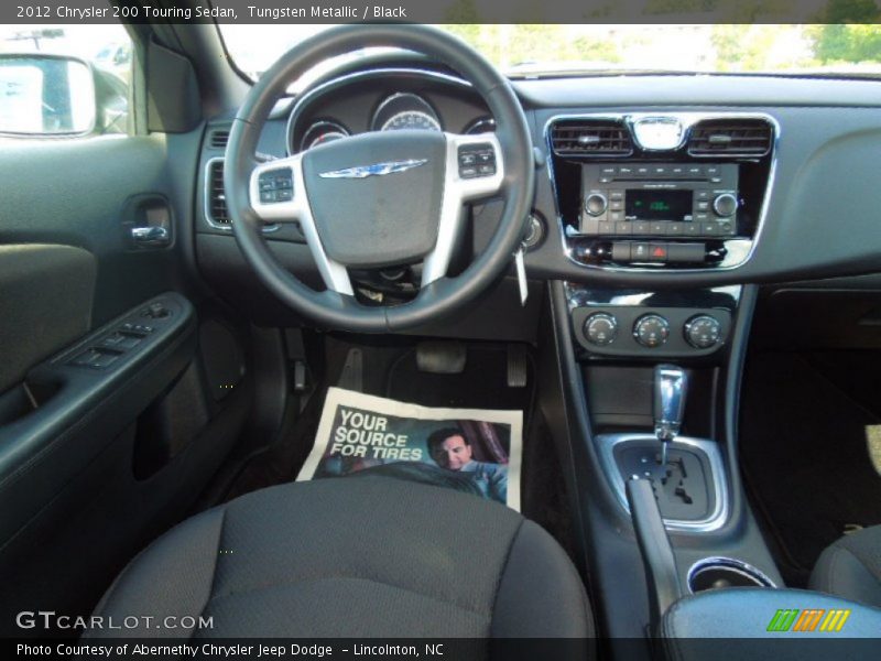 Tungsten Metallic / Black 2012 Chrysler 200 Touring Sedan