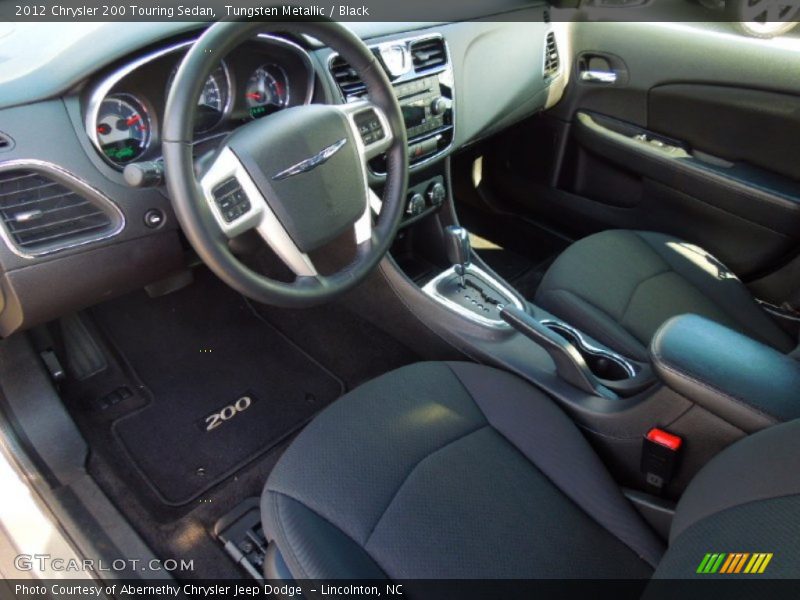 Black Interior - 2012 200 Touring Sedan 