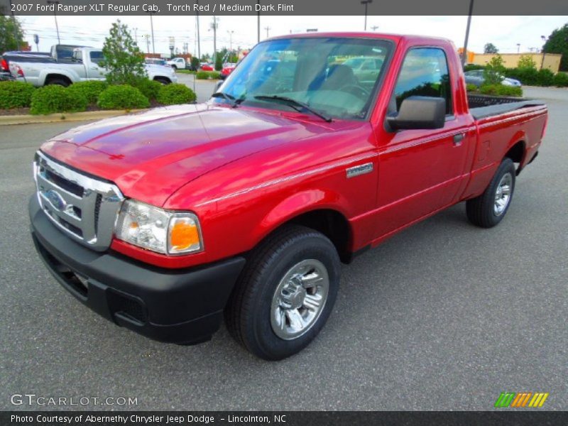 Torch Red / Medium Dark Flint 2007 Ford Ranger XLT Regular Cab