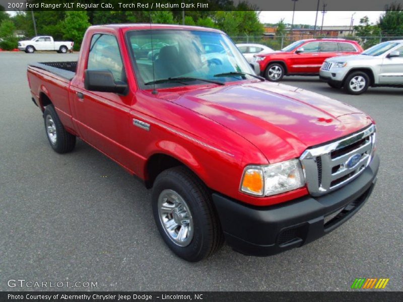Torch Red / Medium Dark Flint 2007 Ford Ranger XLT Regular Cab