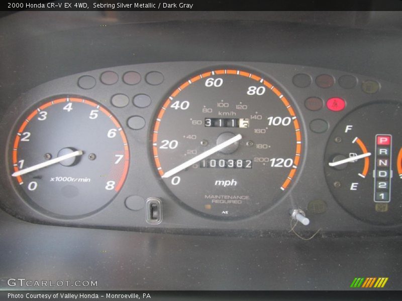 Sebring Silver Metallic / Dark Gray 2000 Honda CR-V EX 4WD