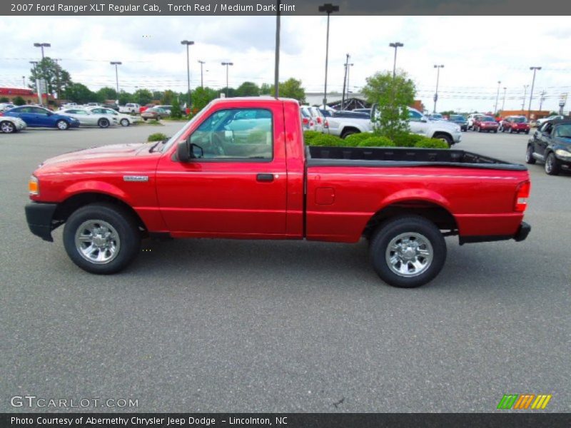 Torch Red / Medium Dark Flint 2007 Ford Ranger XLT Regular Cab