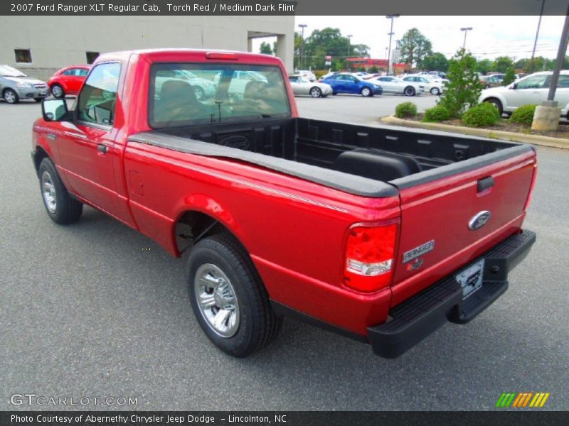 Torch Red / Medium Dark Flint 2007 Ford Ranger XLT Regular Cab