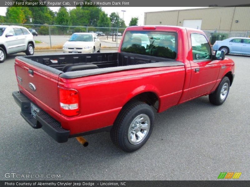 Torch Red / Medium Dark Flint 2007 Ford Ranger XLT Regular Cab