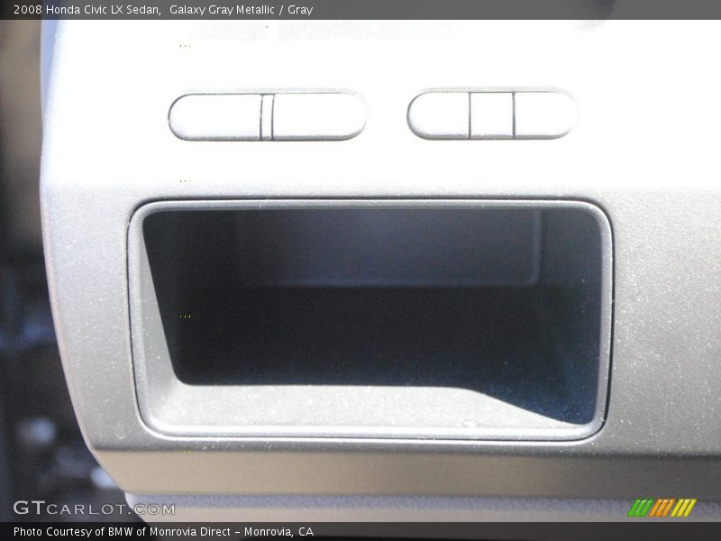 Galaxy Gray Metallic / Gray 2008 Honda Civic LX Sedan