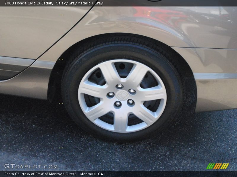 Galaxy Gray Metallic / Gray 2008 Honda Civic LX Sedan