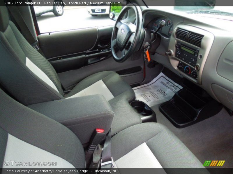Torch Red / Medium Dark Flint 2007 Ford Ranger XLT Regular Cab