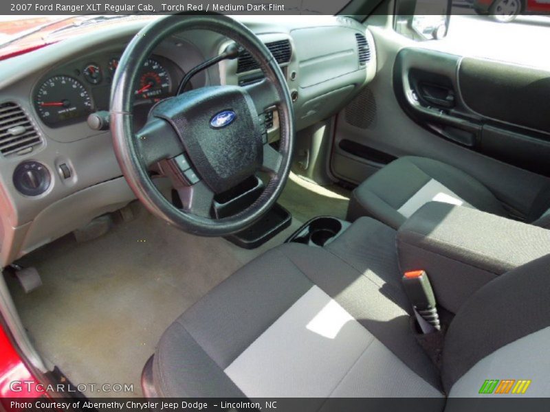 Torch Red / Medium Dark Flint 2007 Ford Ranger XLT Regular Cab