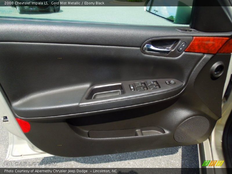 Gold Mist Metallic / Ebony Black 2008 Chevrolet Impala LS