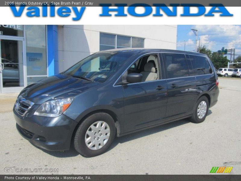 Sage Brush Pearl / Gray 2006 Honda Odyssey LX