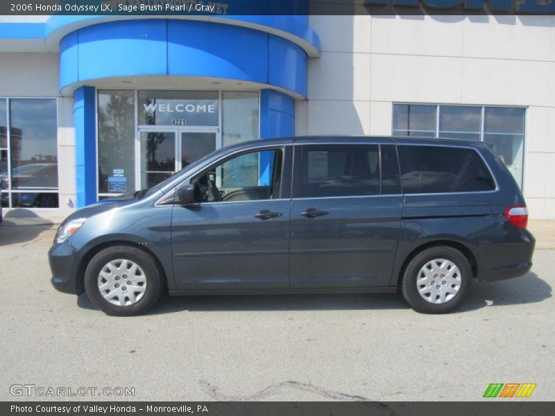 Sage Brush Pearl / Gray 2006 Honda Odyssey LX