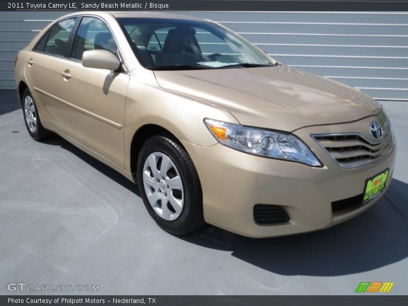 Sandy Beach Metallic / Bisque 2011 Toyota Camry LE