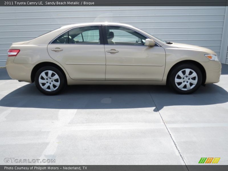 Sandy Beach Metallic / Bisque 2011 Toyota Camry LE