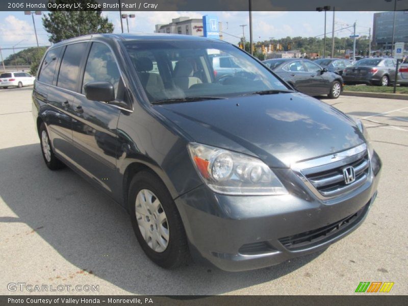 Sage Brush Pearl / Gray 2006 Honda Odyssey LX