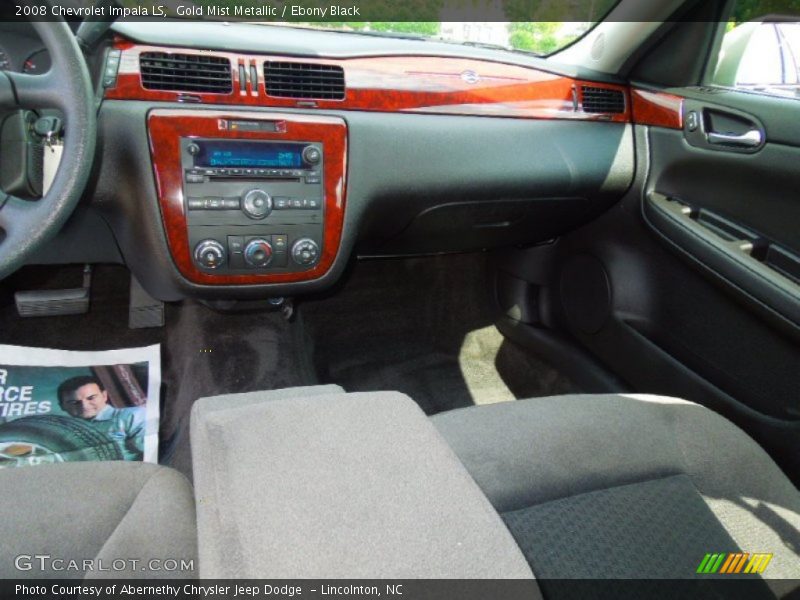 Gold Mist Metallic / Ebony Black 2008 Chevrolet Impala LS