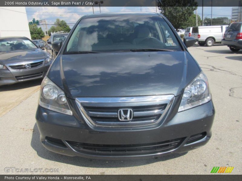 Sage Brush Pearl / Gray 2006 Honda Odyssey LX