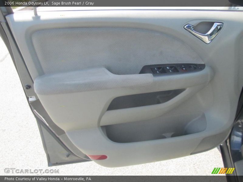 Sage Brush Pearl / Gray 2006 Honda Odyssey LX