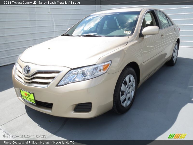 Sandy Beach Metallic / Bisque 2011 Toyota Camry LE