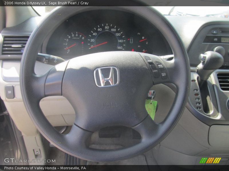 Sage Brush Pearl / Gray 2006 Honda Odyssey LX