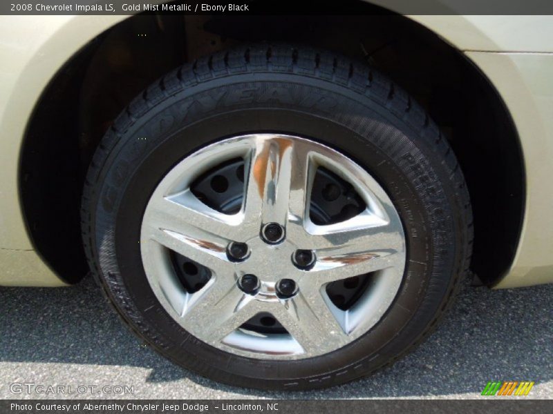 Gold Mist Metallic / Ebony Black 2008 Chevrolet Impala LS