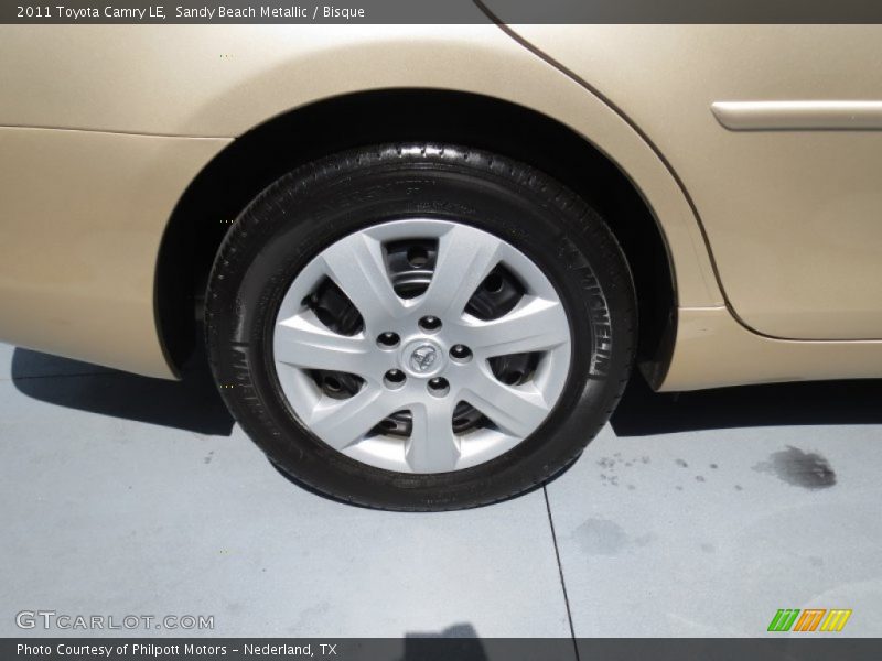 Sandy Beach Metallic / Bisque 2011 Toyota Camry LE