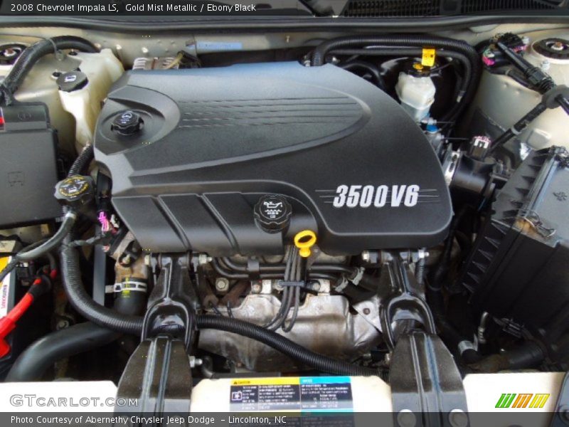 Gold Mist Metallic / Ebony Black 2008 Chevrolet Impala LS